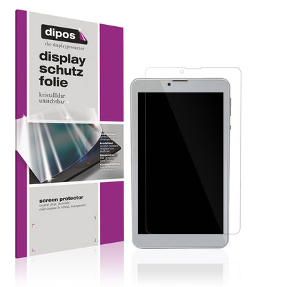 2x Schutzfolie klar für Garsent 7 Zoll Tablet Disp (1)