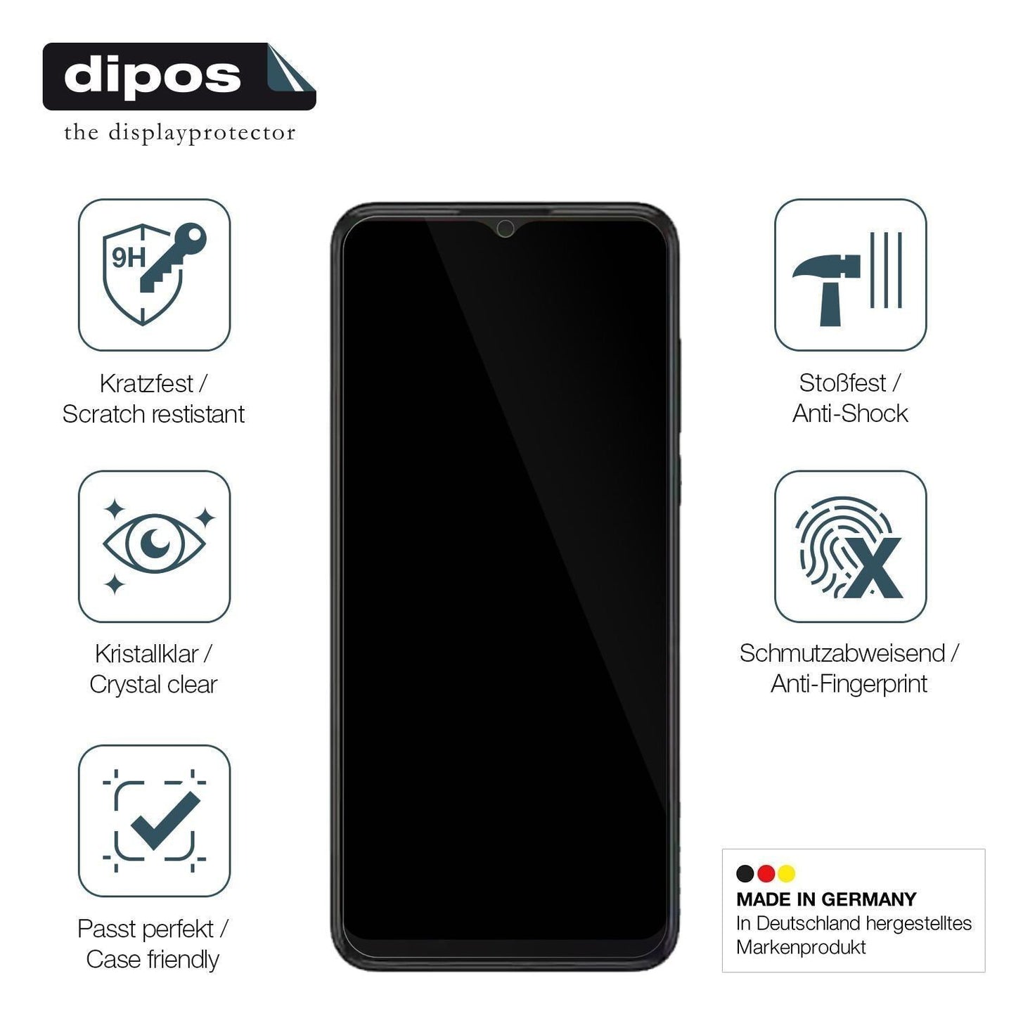 2x 9H Schutzfolie für SHARP Aquos V6 Plus Panzerfo (7)
