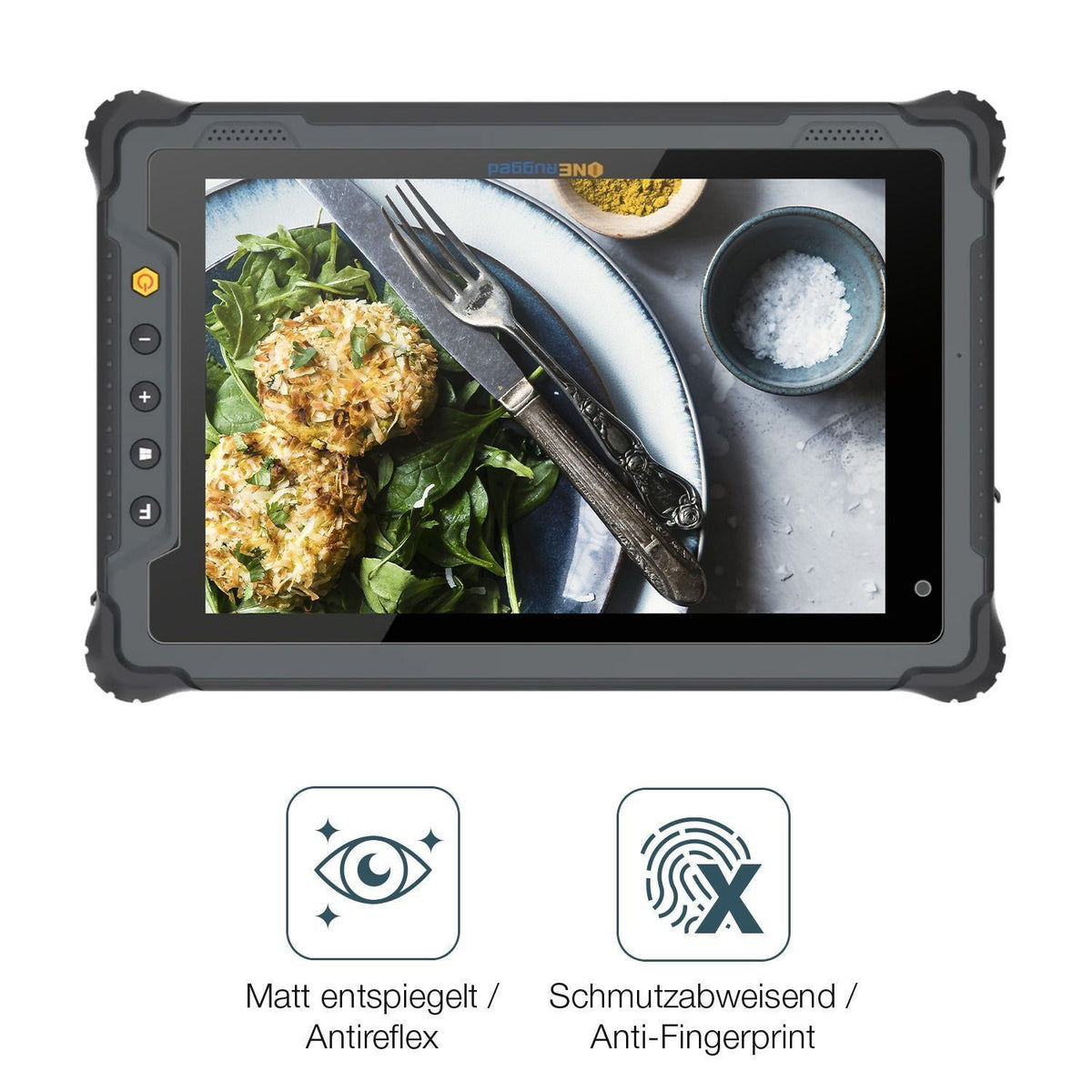 2x 9H Schutzfolie matt für ONERugged Tablet M80J P (5)