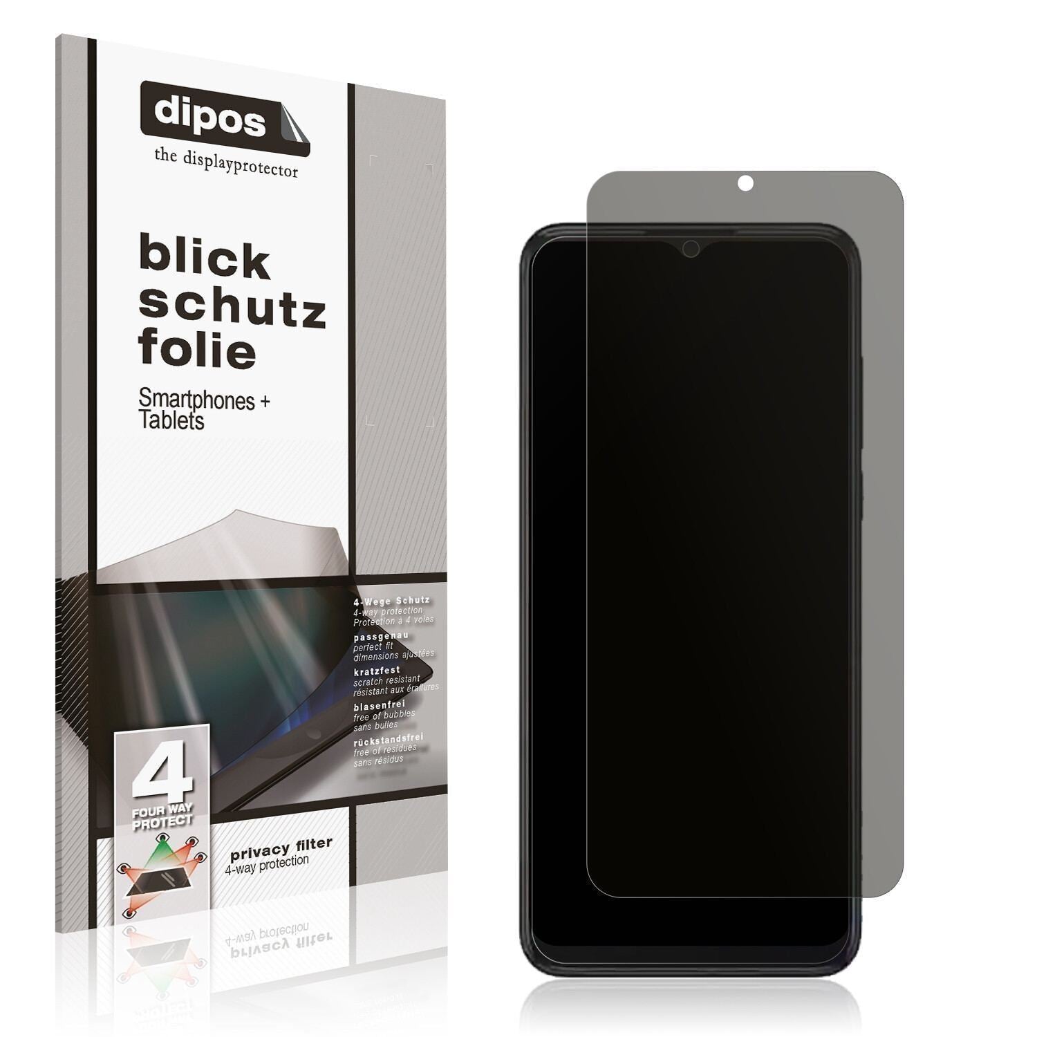 Blickschutzfolie für SHARP Aquos V6 Plus matt Schu (1)