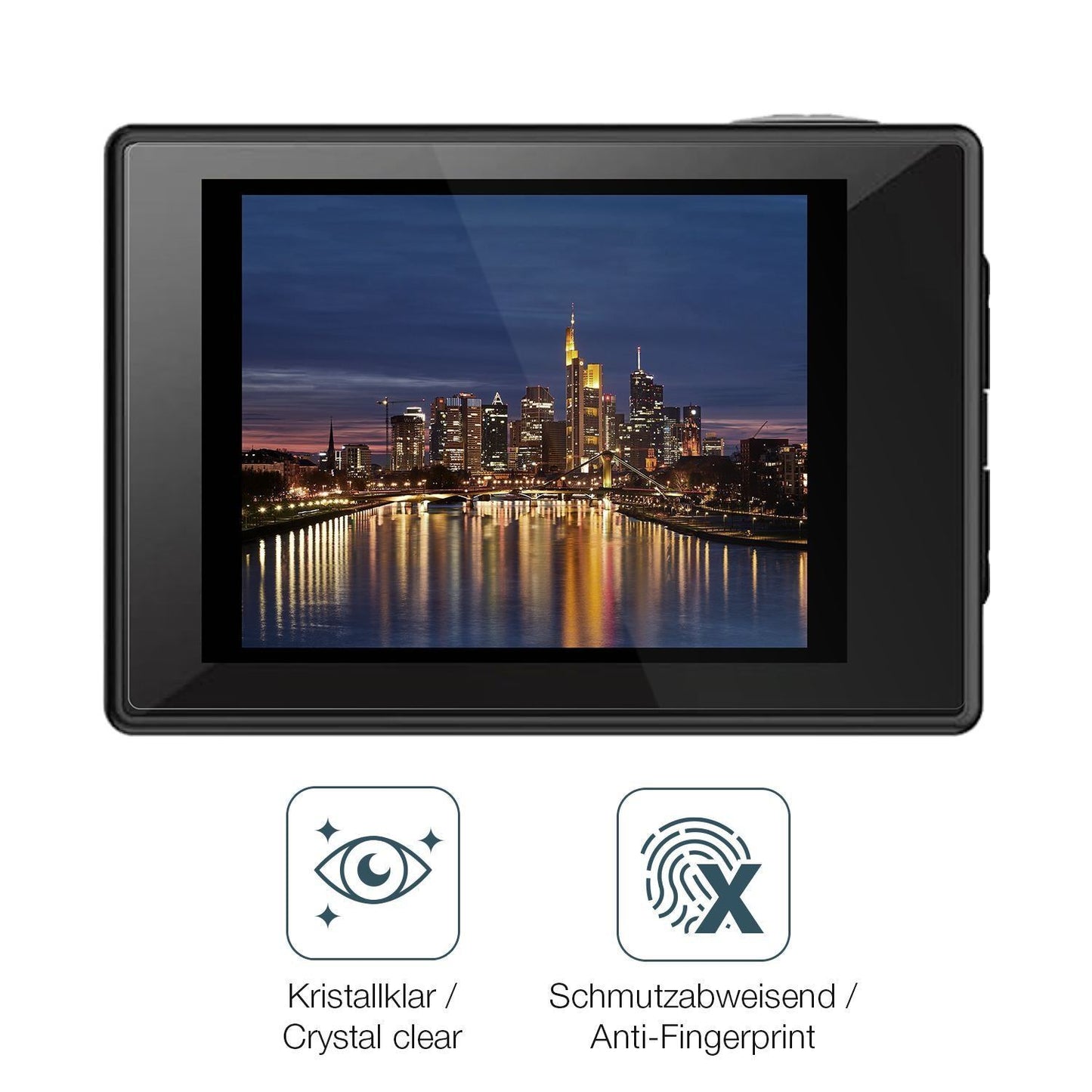 4x Schutzfolie klar für SJCAM SJ4000 Action Cam Di (4)