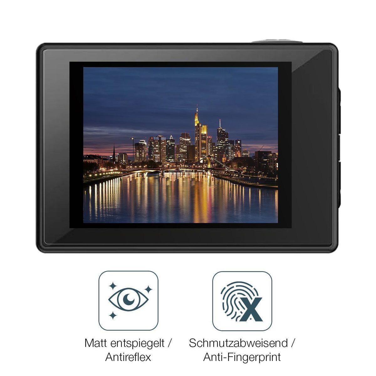 4x Schutzfolie matt für SJCAM SJ4000 Action Cam Di (4)