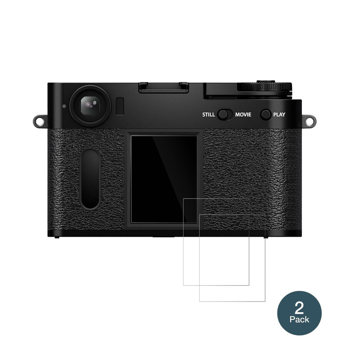 2x 9H Schutzfolie für Fujifilm X-HF1 Panzerfolie (2)