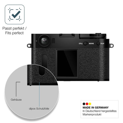 2x 9H Schutzfolie für Fujifilm X-HF1 Panzerfolie (6)