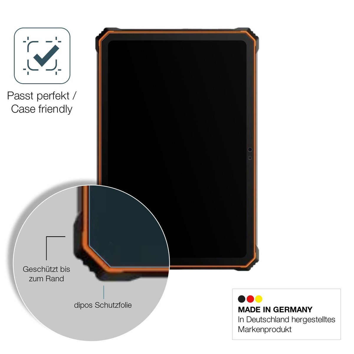 2x 9H Schutzfolie matt für Blackview Active 10 Pro (6)