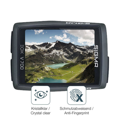 4x Schutzfolie klar für SIgma Eox View 700 Display (4)
