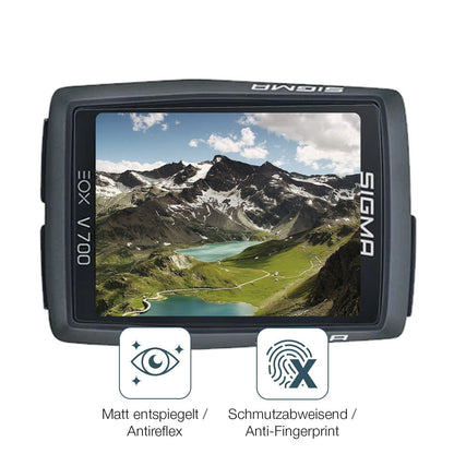 2x 9H Schutzfolie matt für SIgma Eox View 700 Panz (5)