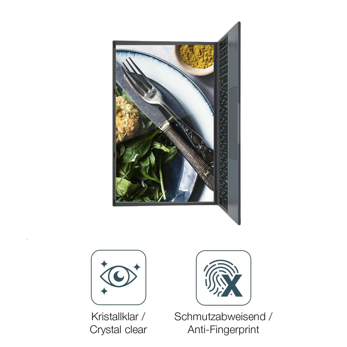 2x Schutzfolie klar für Medion E16443 Display-Schu (4)