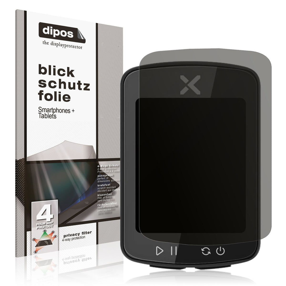 Blickschutzfolie für Xoss Gen 2 matt Schutzfolie P (1)