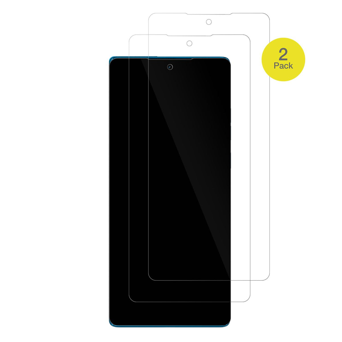 2x 3D Full Cover Schutzfolie für Motorola G96 (2)