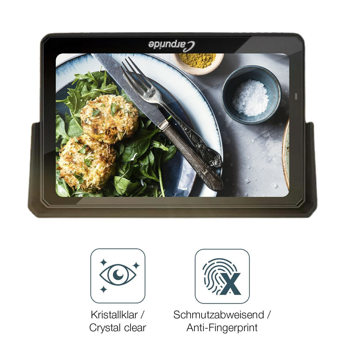 2x Schutzfolie klar für Carpuride W502s Pro 5 Zoll (4)