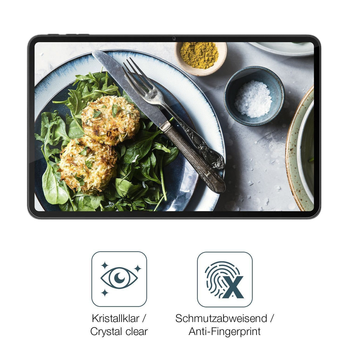 2x Schutzfolie klar für Blackview Mega 8 13 Zoll D (4)