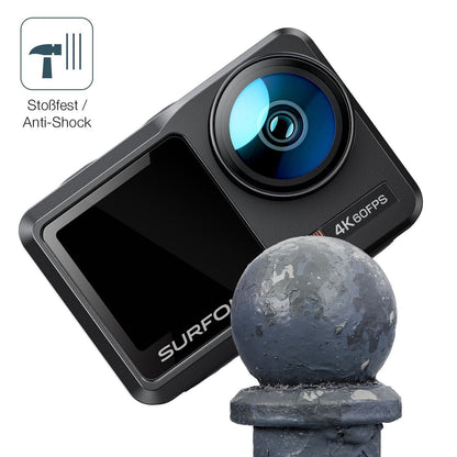 2x 9H Schutzfolie für Surfola SF630 Action Cam Pan (4)