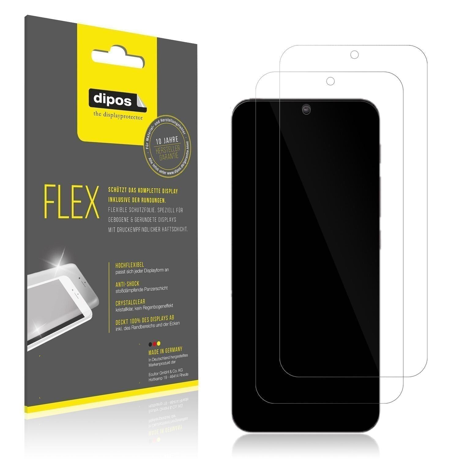2x 3D Full Cover Schutzfolie für Realme 10 Pro (1)