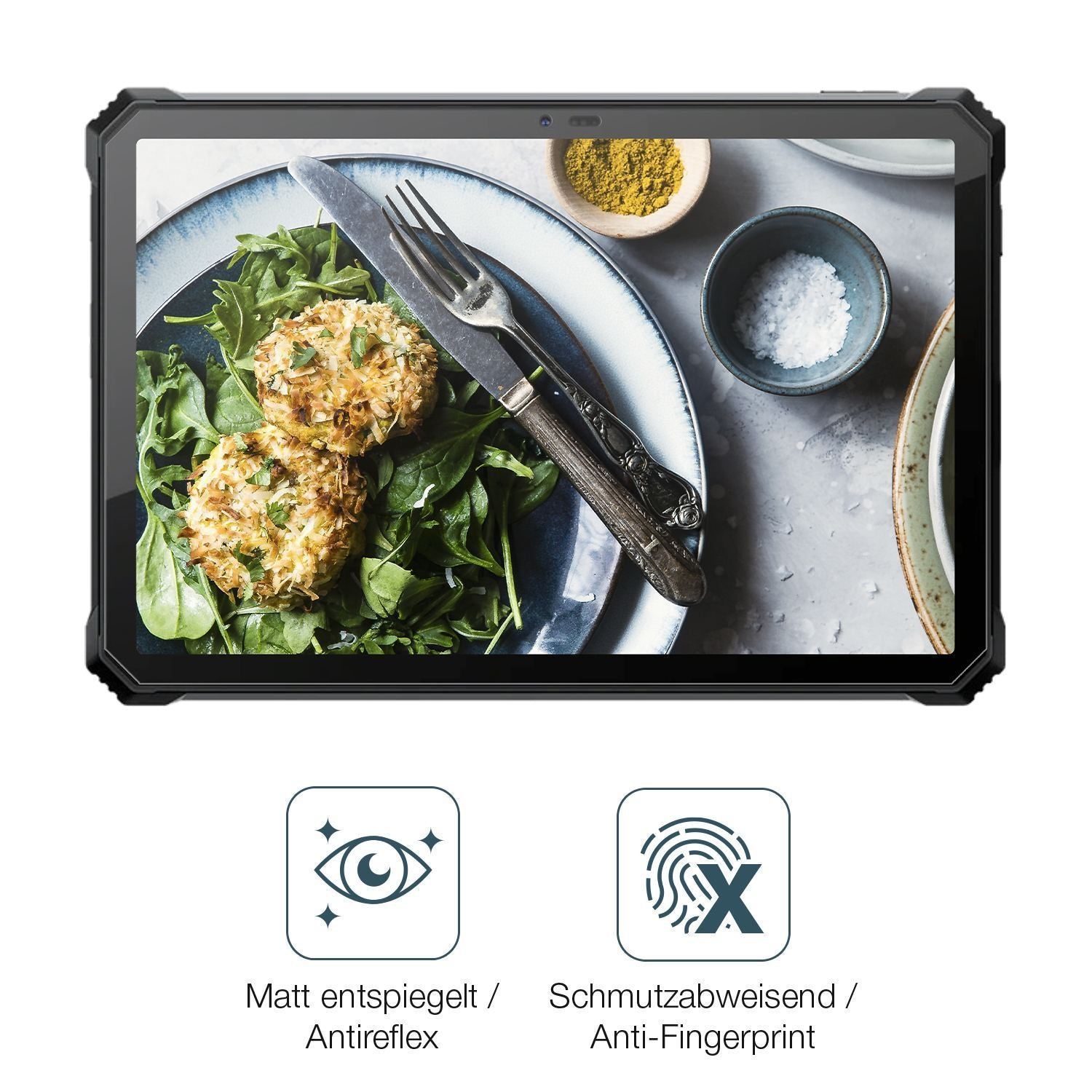 2x Schutzfolie matt für Blackview Active 12 Pro Di (4)