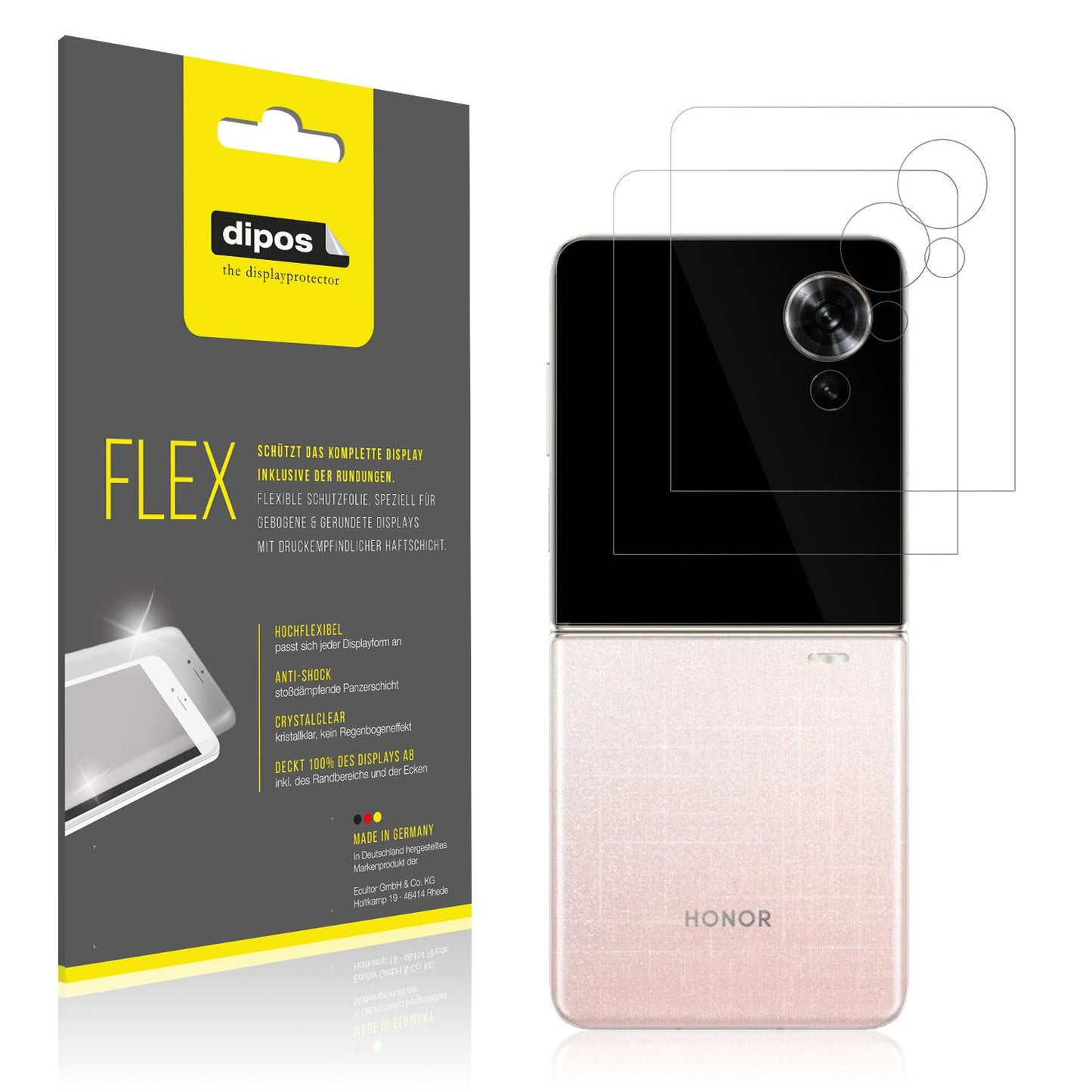 2x 3D Full Cover Schutzfolie für Honor Magic V Fli (1)