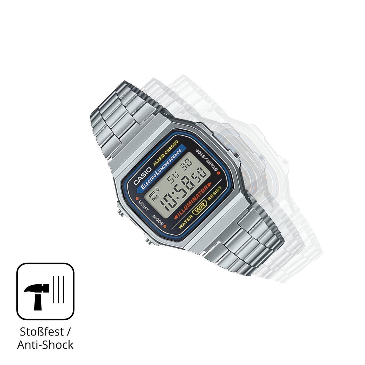 2x 9H Schutzfolie matt für Casio Iconic A168WA-1 P (4)