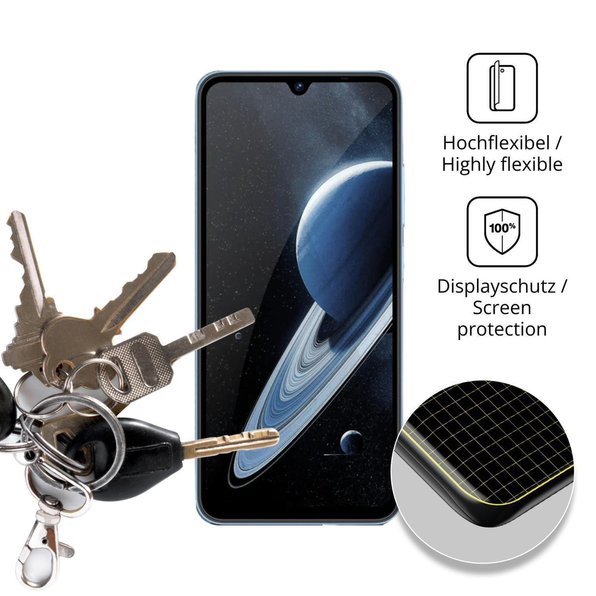 2x 3D Full Cover Schutzfolie für Lagenio A12 Pro (3)