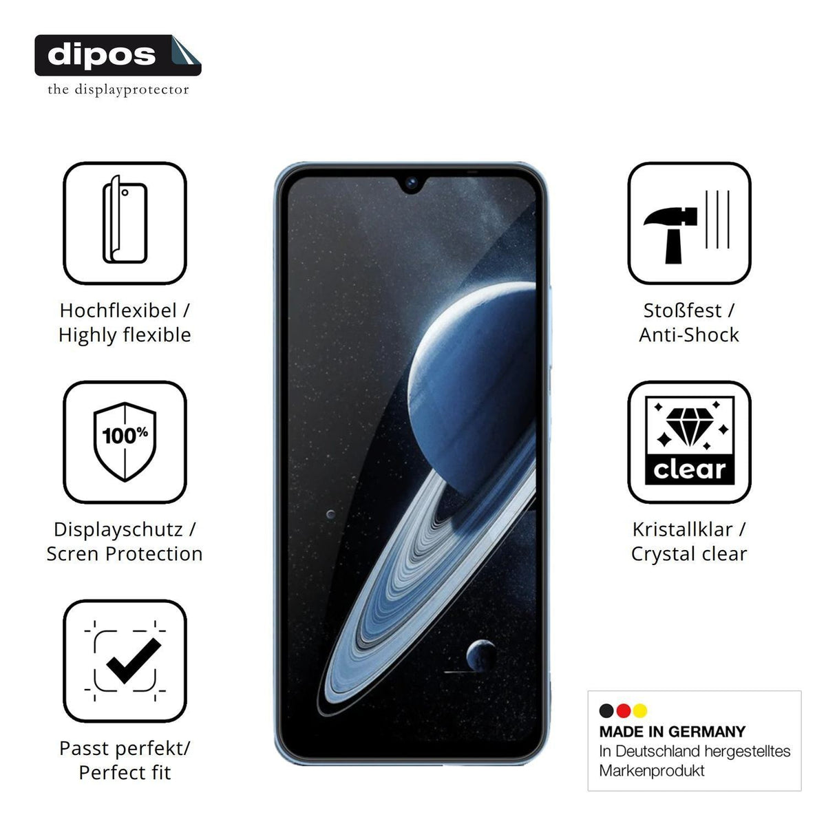 2x 3D Full Cover Schutzfolie für Lagenio A12 Pro (7)