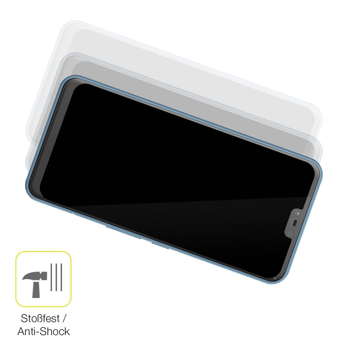 1x 3D Full Cover Schutzfolie für Fujitsu Arrows J (4)