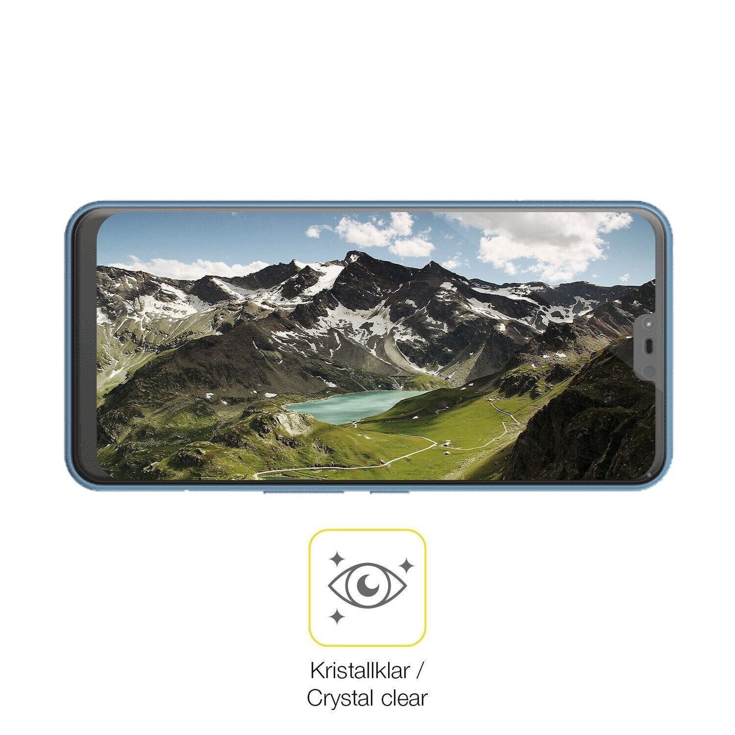 1x 3D Full Cover Schutzfolie für Fujitsu Arrows J (5)