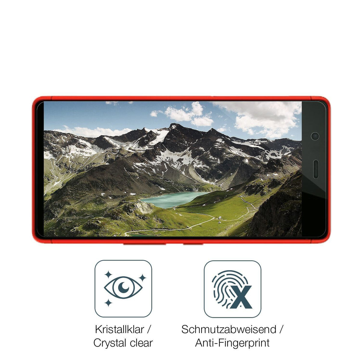 2x 9H Schutzfolie für Fujitsu Arrows Be F-05J Panz (5)