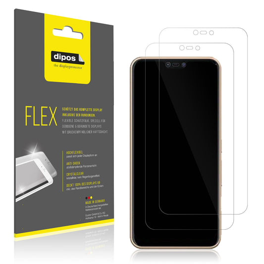 2x 3D Full Cover Schutzfolie für Fujitsu Arrows M0 (1)
