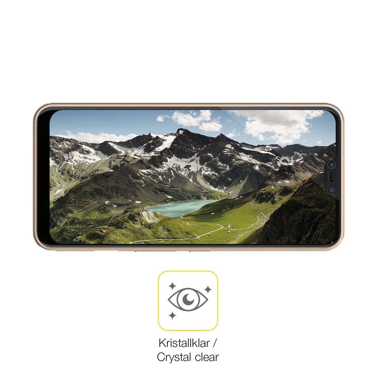 2x 3D Full Cover Schutzfolie für Fujitsu Arrows M0 (5)
