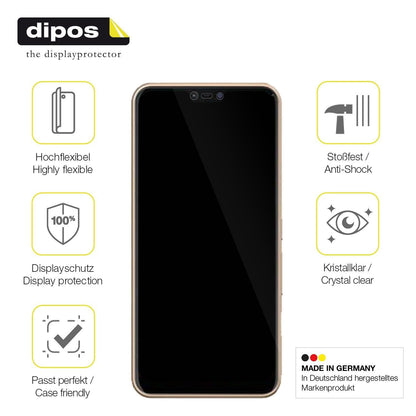 2x 3D Full Cover Schutzfolie für Fujitsu Arrows M0 (7)