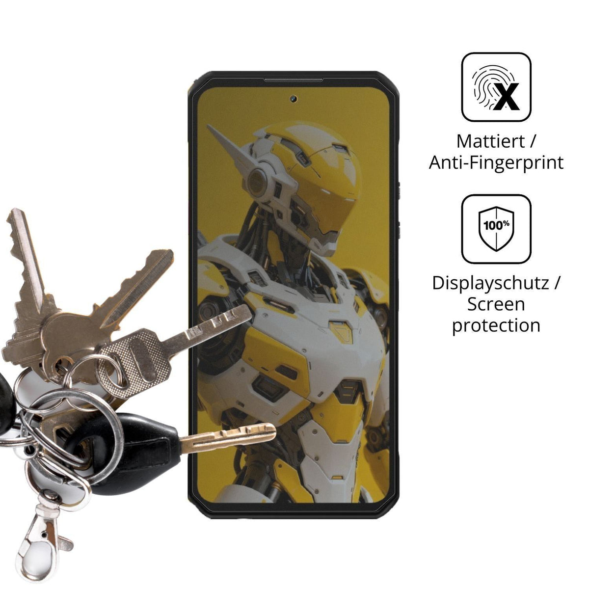 Blickschutzfolie für OUKITEL WP60 5G matt Schutzfo (3)