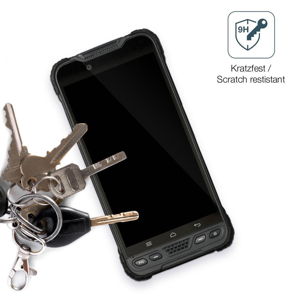 2x 9H Schutzfolie für Rugged UT12P Panzerfolie (3)