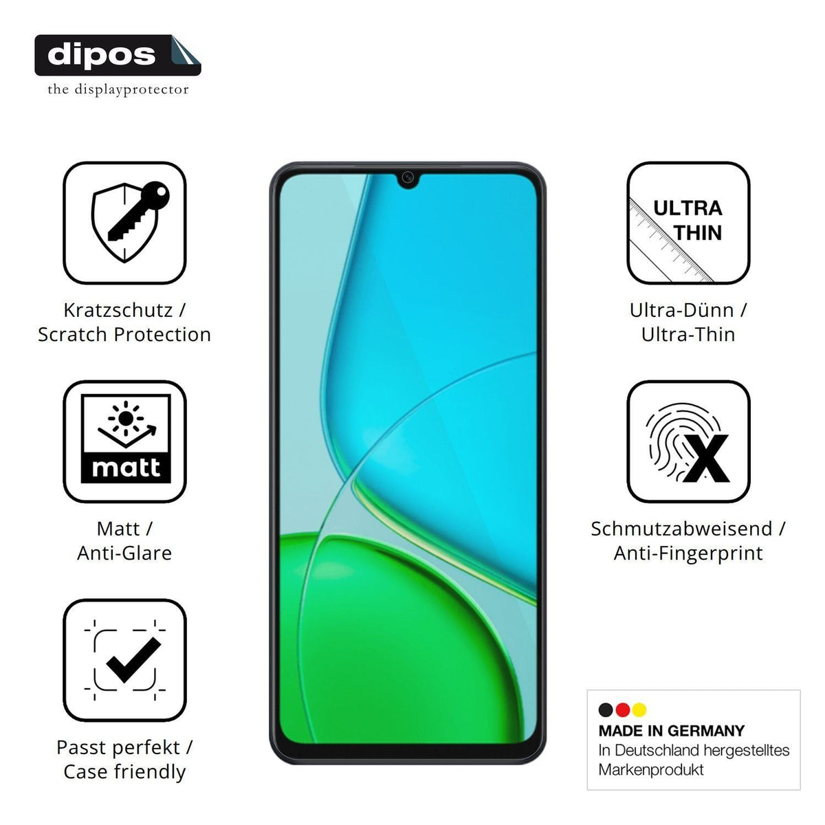 4x Schutzfolie matt für Vivo Y50s 5G Display-Schut (7)