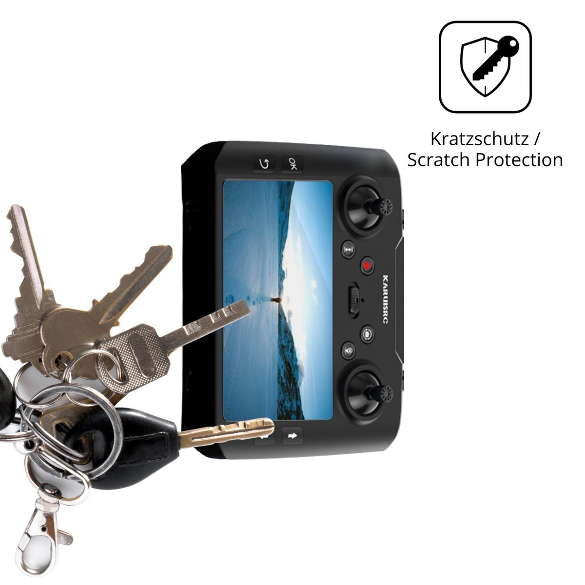 2x Schutzfolie klar für Yehtreh K600 Display-Schut (4)
