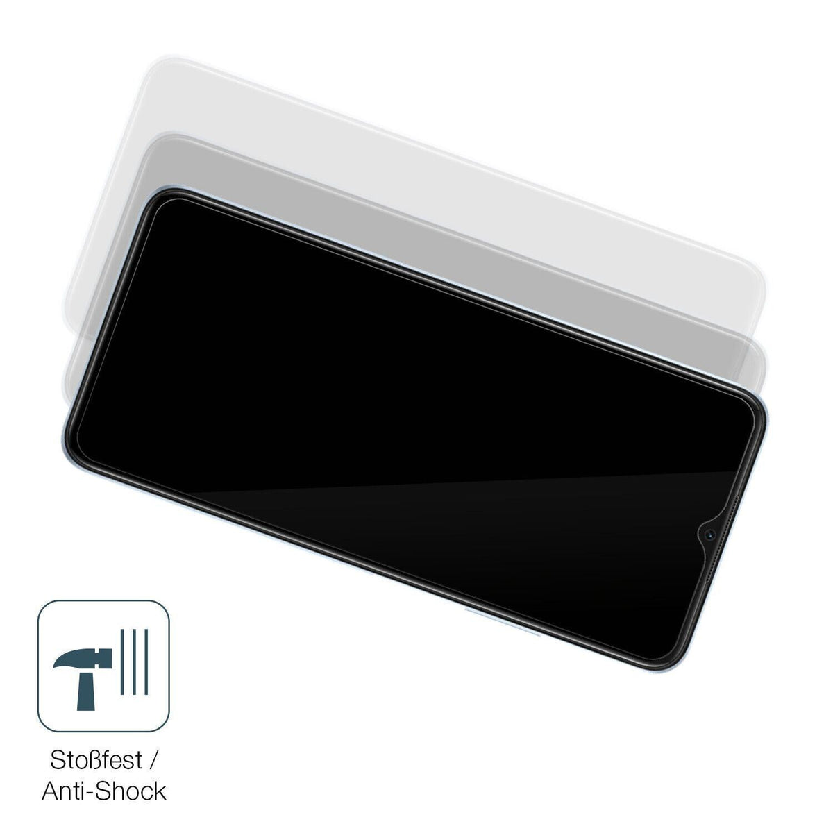 1x 9H Schutzfolie für OPPO A17 Panzerfolie (4)