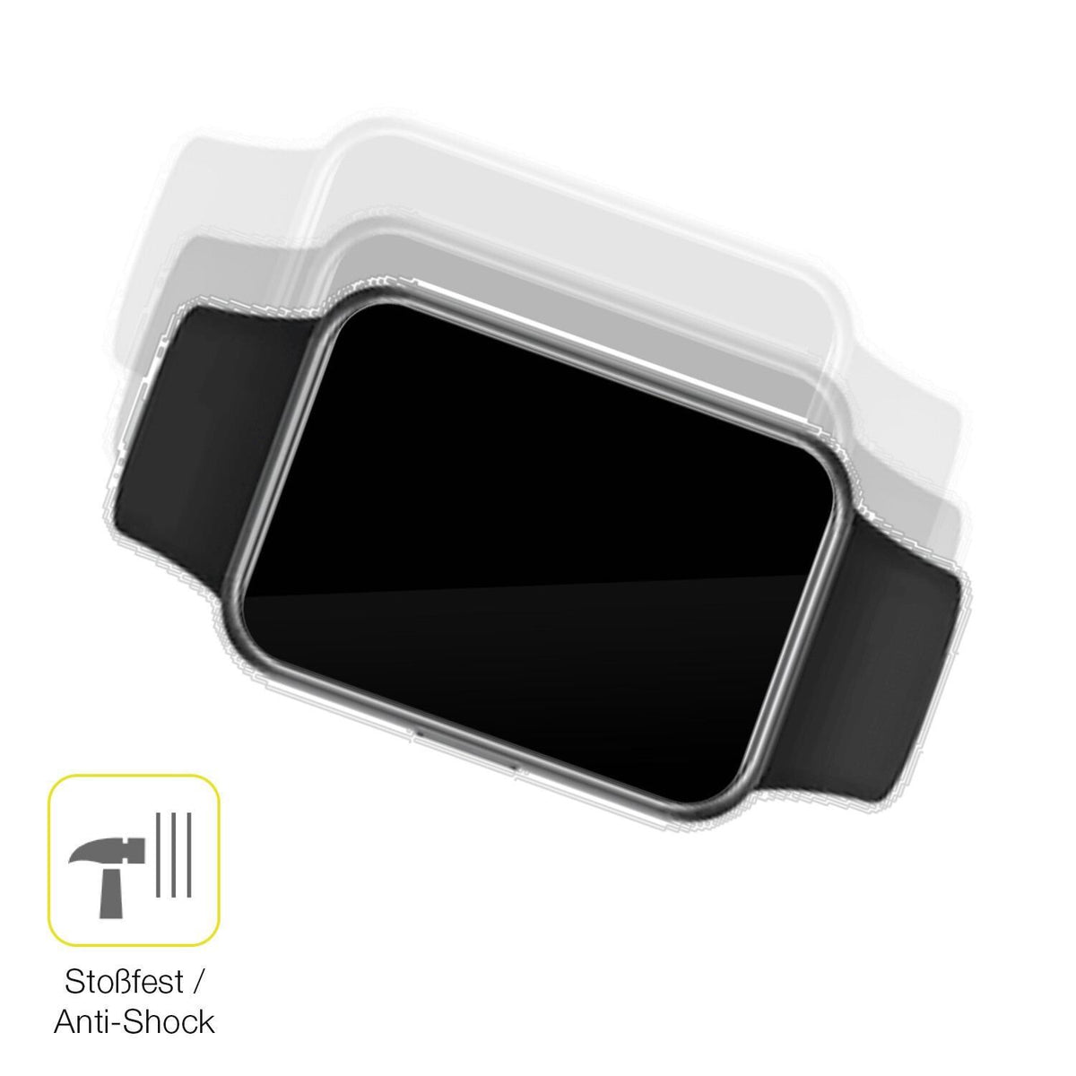 2x 3D Full Cover Schutzfolie für Huawei Watch Fit  (4)
