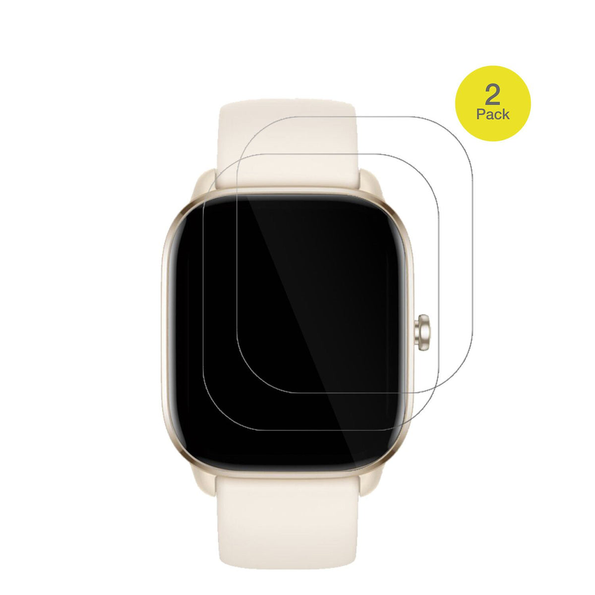 2x 3D Full Cover Schutzfolie für Amazfit GTS 4 min (2)
