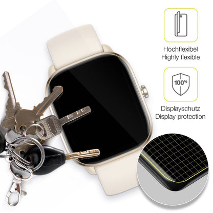 2x 3D Full Cover Schutzfolie für Amazfit GTS 4 min (3)