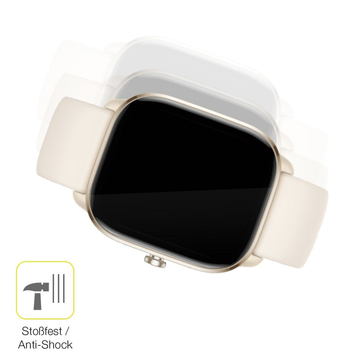 2x 3D Full Cover Schutzfolie für Amazfit GTS 4 min (4)