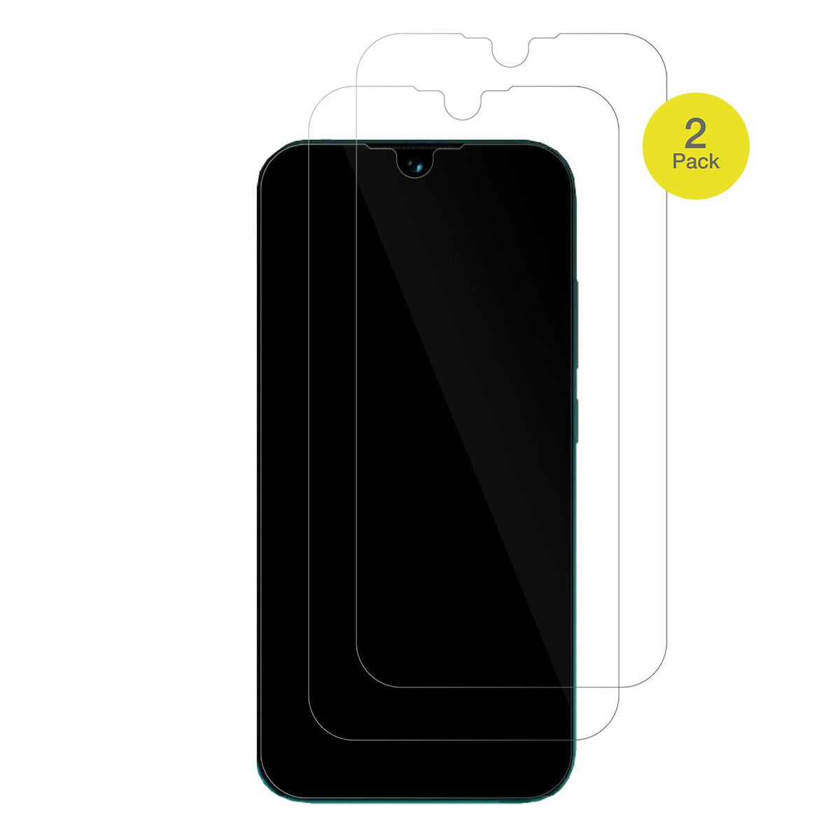 2x 3D Full Cover Schutzfolie für Benco Y50 Pro (2)