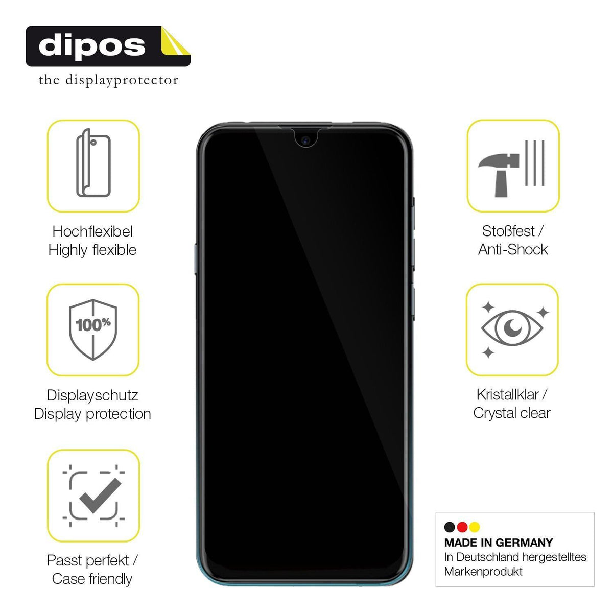 2x 3D Full Cover Schutzfolie für Benco iris 59 (7)