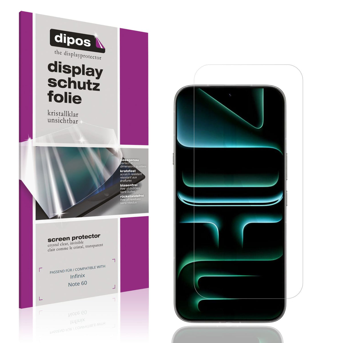 4x Schutzfolie klar für Infinix Note 60 Display-Sc (1)