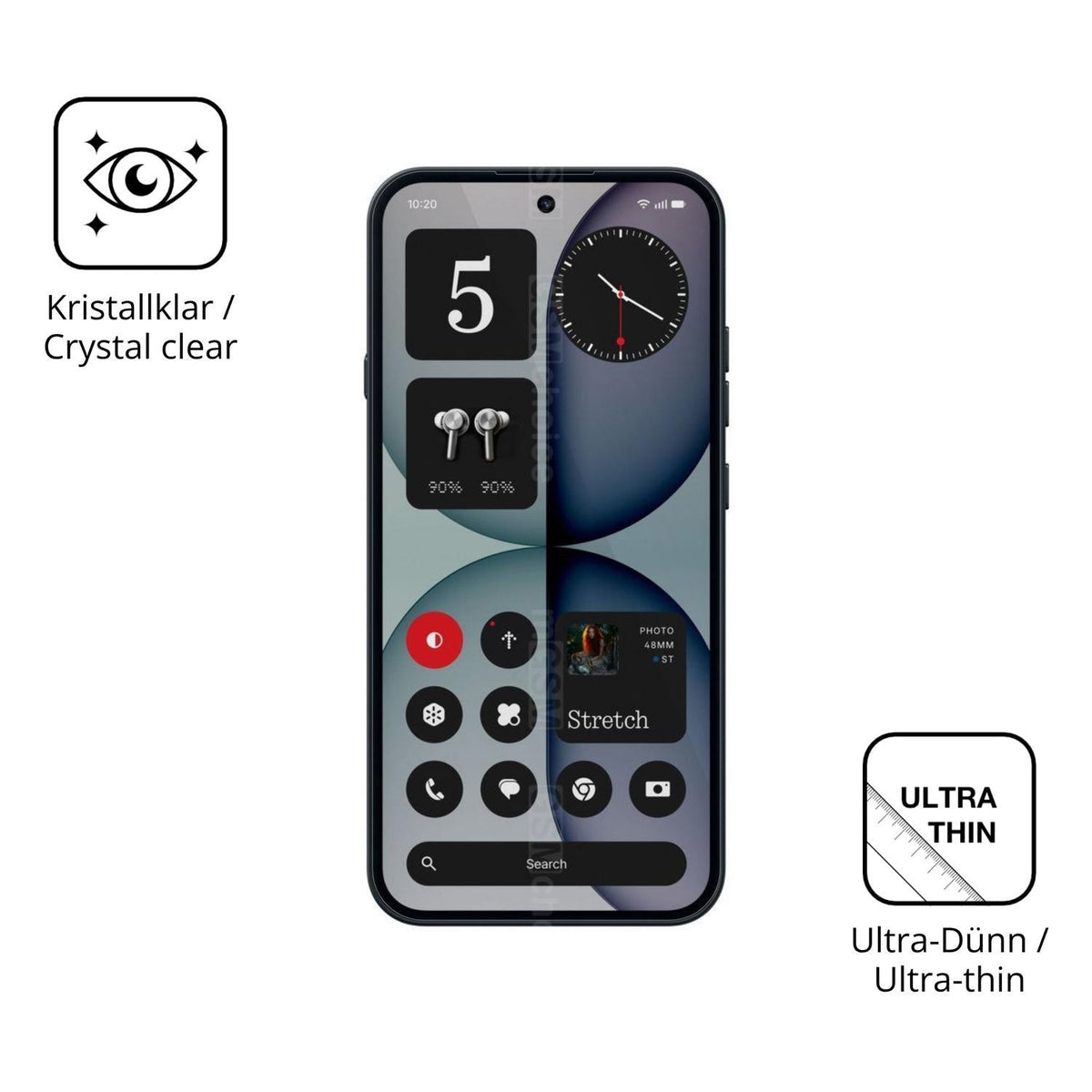 4x Schutzfolie klar für Nothing Phone 4a Display-S (5)