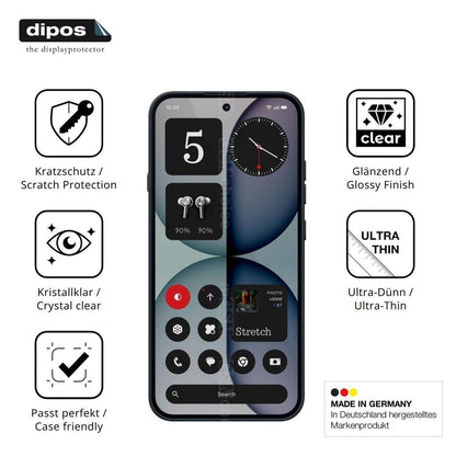 4x Schutzfolie klar für Nothing Phone 4a Display-S (7)