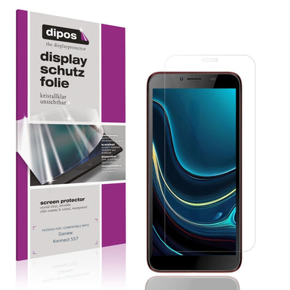 4x Schutzfolie klar für Danew Konnect 557 Display- (1)