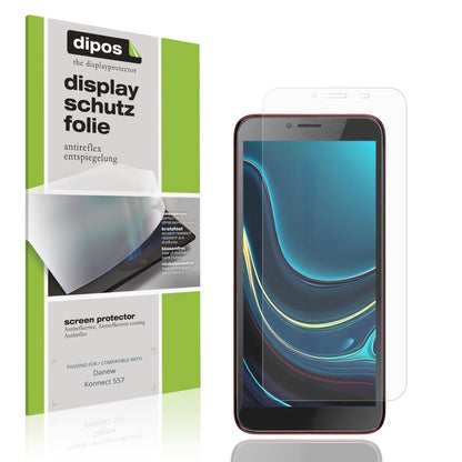 4x Schutzfolie matt für Danew Konnect 557 Display- (1)