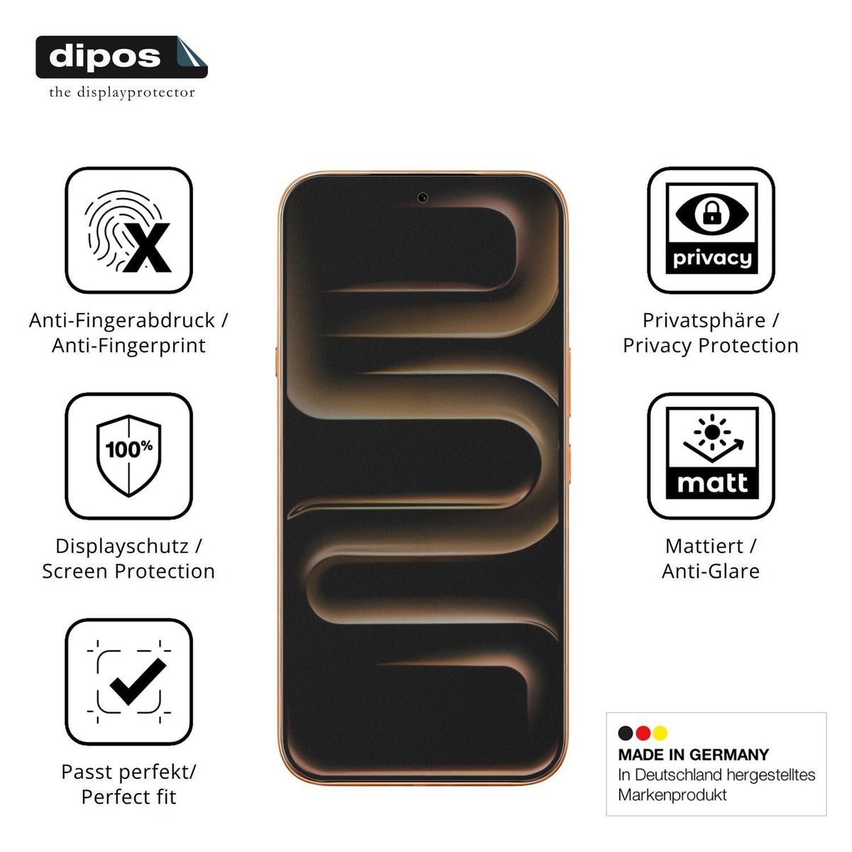 Blickschutzfolie für Infinix Note 60 Pro matt Schu (5)