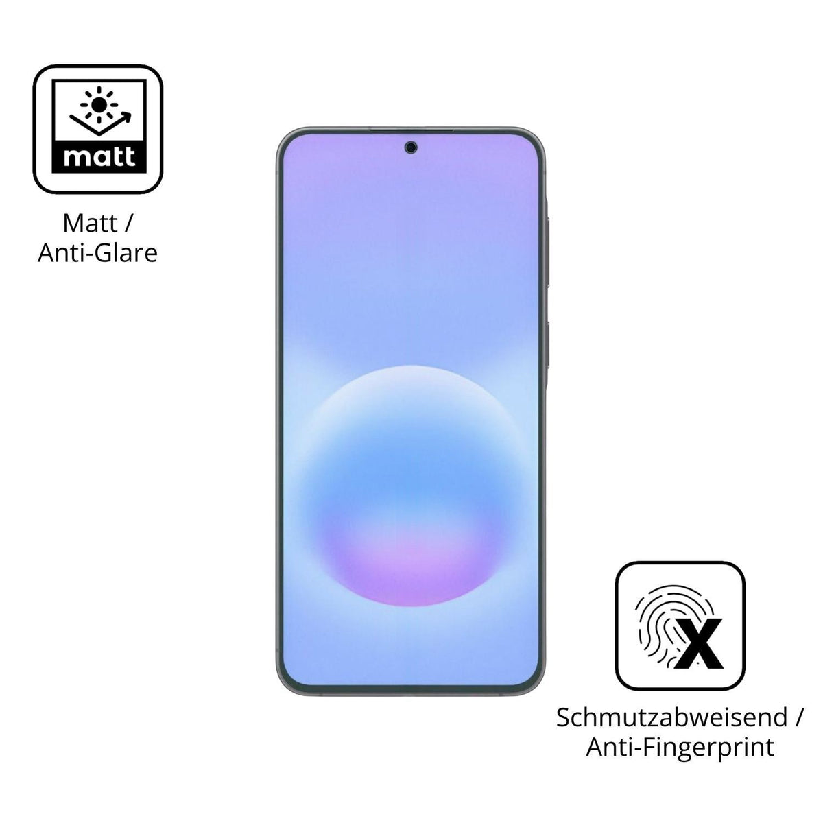 4x Schutzfolie matt für Samsung Galaxy A57 Display (5)