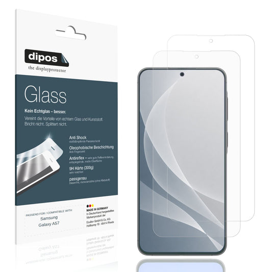 2x 9H Schutzfolie matt für Samsung Galaxy A57 Panz (1)