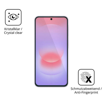 2x 9H Schutzfolie für Samsung Galaxy A37 Panzerfol (5)