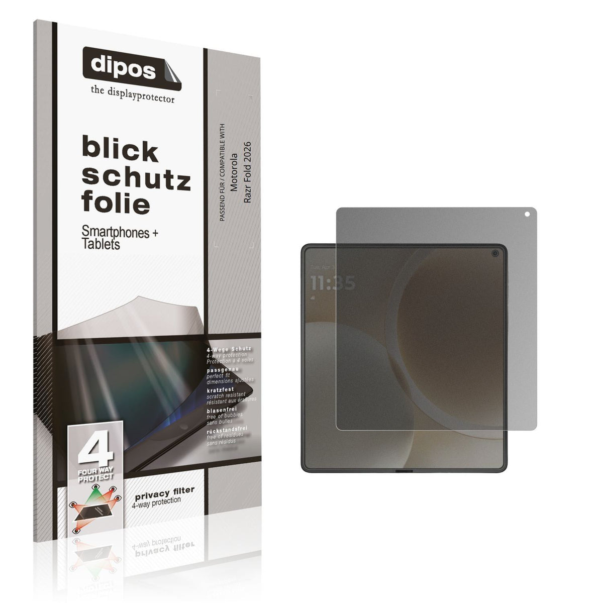 Blickschutzfolie für Motorola Razr Fold 2026 Ausse (1)